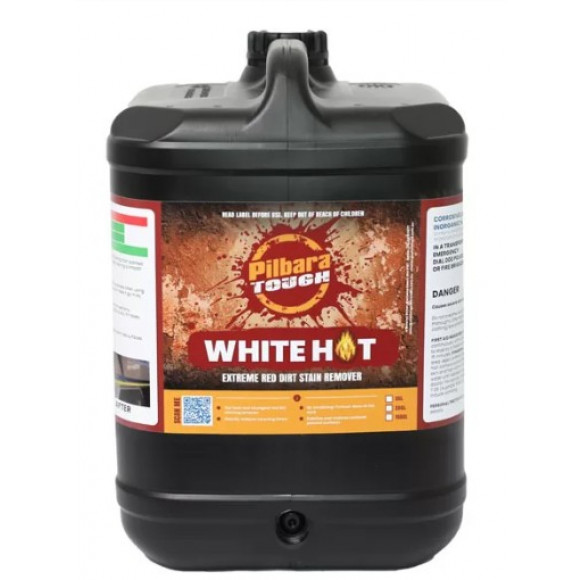Challenge White Hot Extreme Red Dirt Stain Remover 25L
