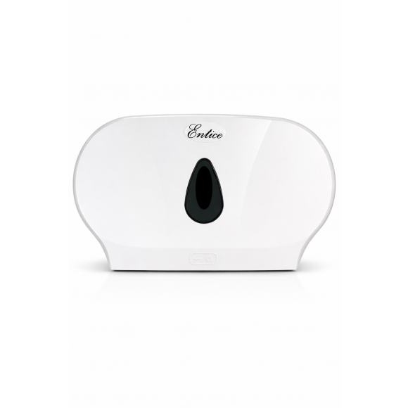 Entice Double Jumbo Toilet Paper Dispenser