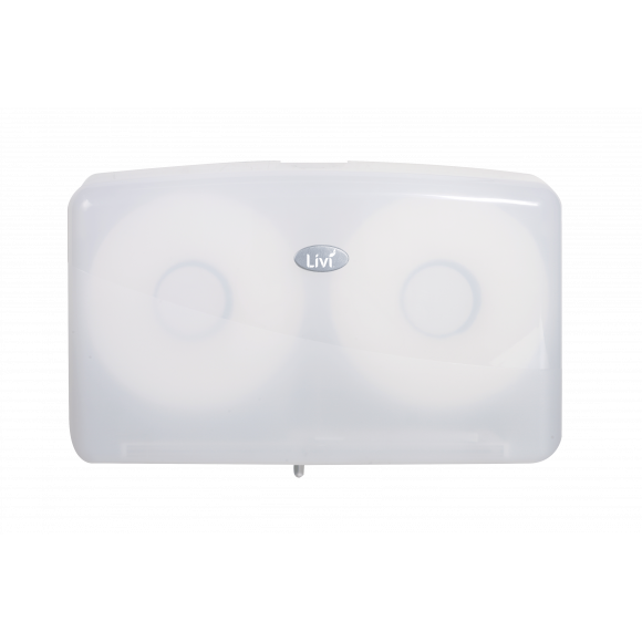 Livi Double Jumbo Toilet Roll Dispenser