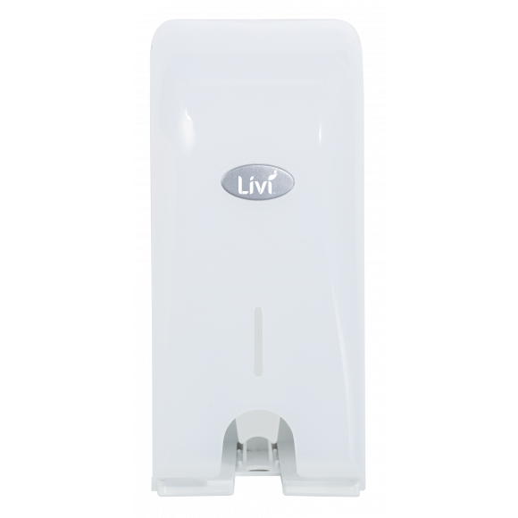 Livi Twin Vertical Toilet Paper Dispenser White