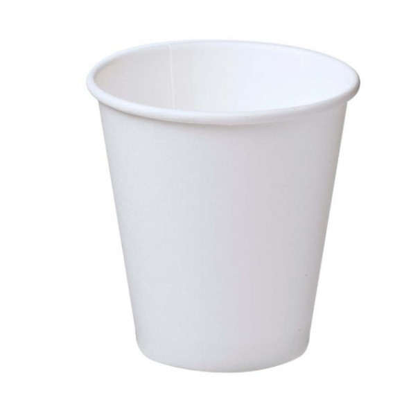 Hot Paper Cup Single Wall White 8oz Ctn of 500