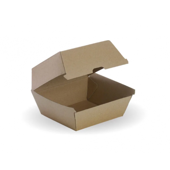BioPak Compostable Burger Box 10.5 x 10.5 x 8.5cm Carton of 250