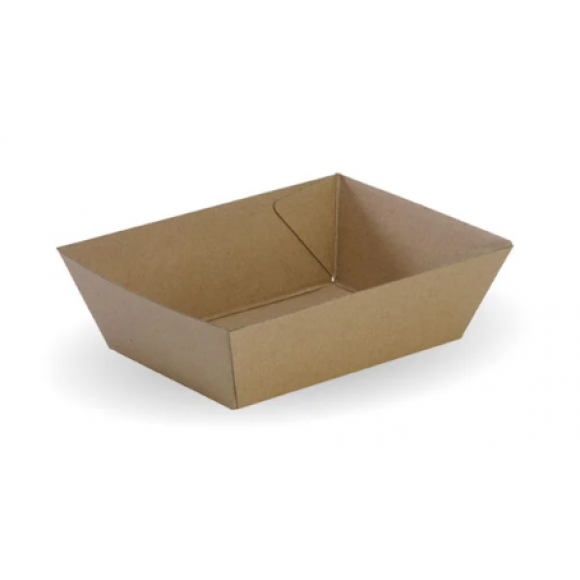 BioPak Compostable Tray #1 13.1 x 9.1 x 5cm Carton of 500