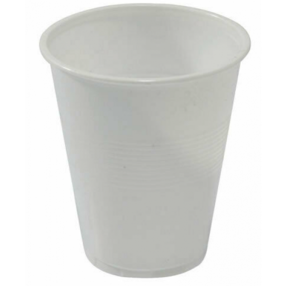 Capri Plastic Drinking Cup White 7oz Carton 1000