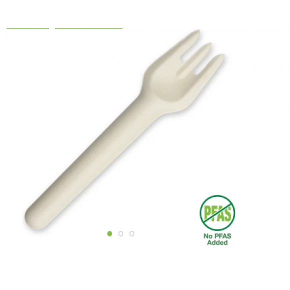 BioPak Plant Fibre Fork 15cm Carton of 1000