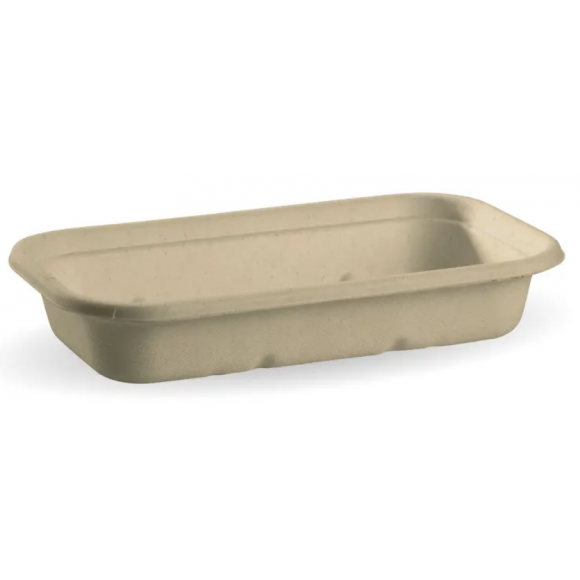 BioPak Plant Fibre Takeaway Base Natural 750ml Carton of 500