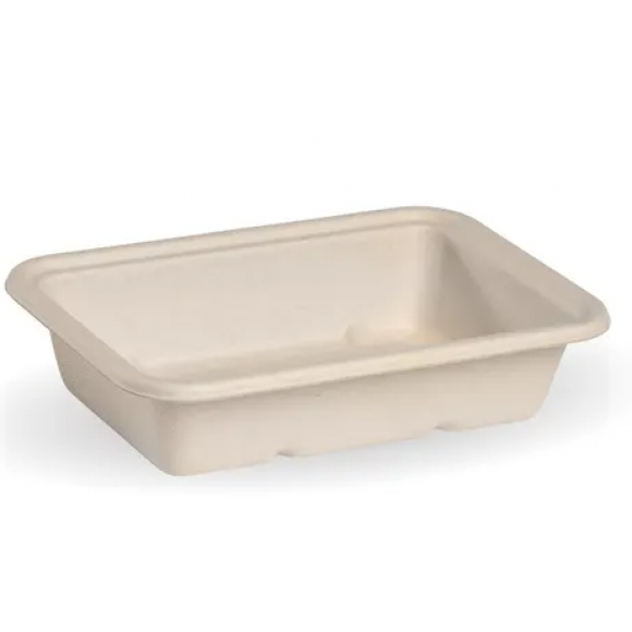 BioPak Natural Plant Fibre Take Away Base 500ml Carton of 500