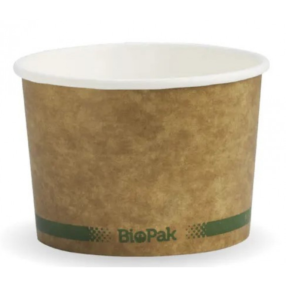 BioPak BioBowl Natural 8oz Carton of 1000