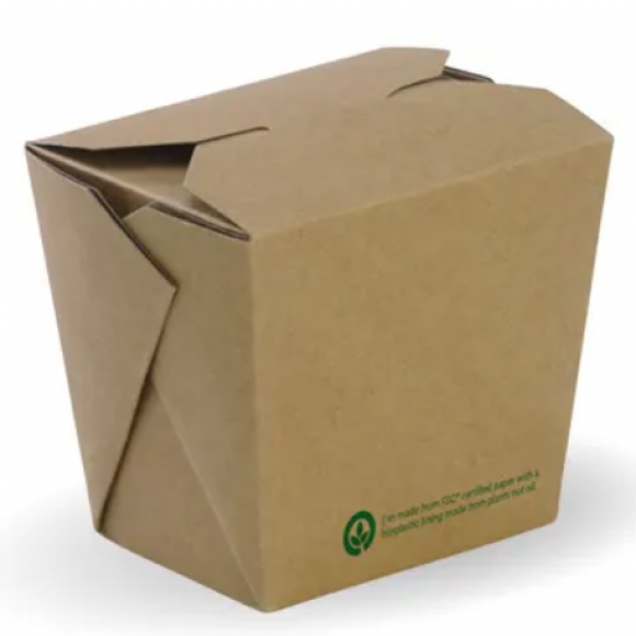 BioPak BioBoard Noodle Box 16oz Carton of 500