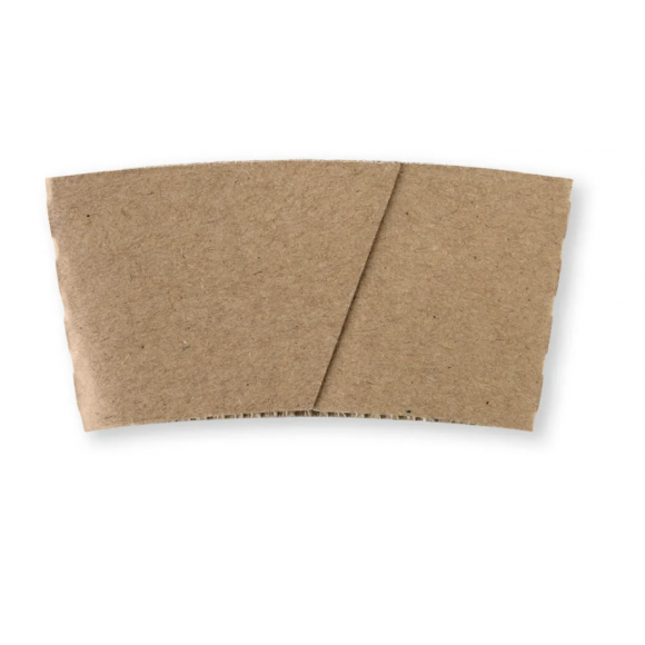 BioPak Paper Cup Sleeve 12oz Kraft Carton Of 1000