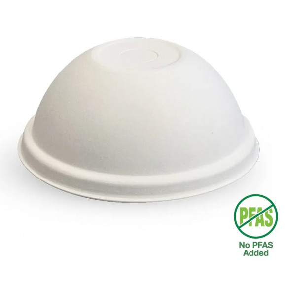 BioPak BioCup Dome Lid Plant Fibre 90mm Carton of 1000