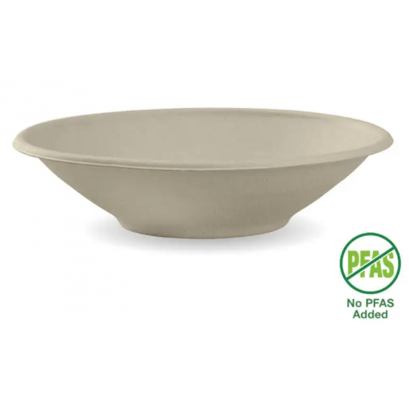 BioPak BioBowl 800ml / 24oz Natural Plant Fibre Carton Of 400