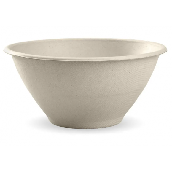 BioPak BioBowl 1,420ml / 48oz Natural Plant Fibre Carton Of 400