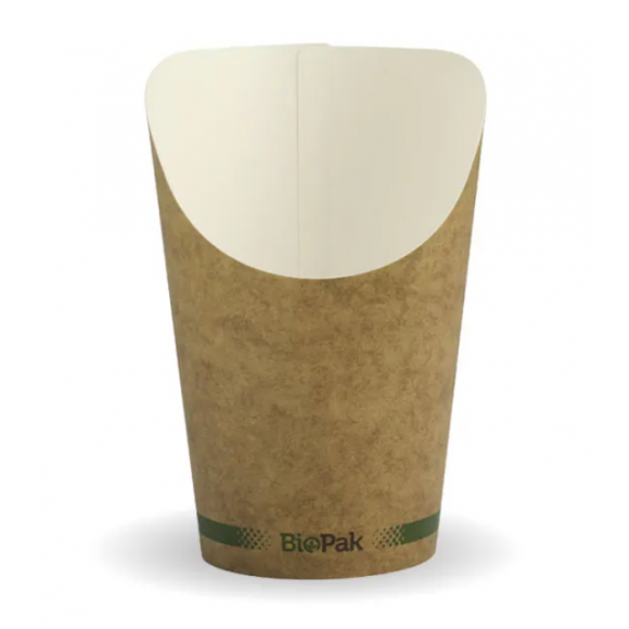 BioPak Paper Chip BioCup Small Kraft Carton Of 1000