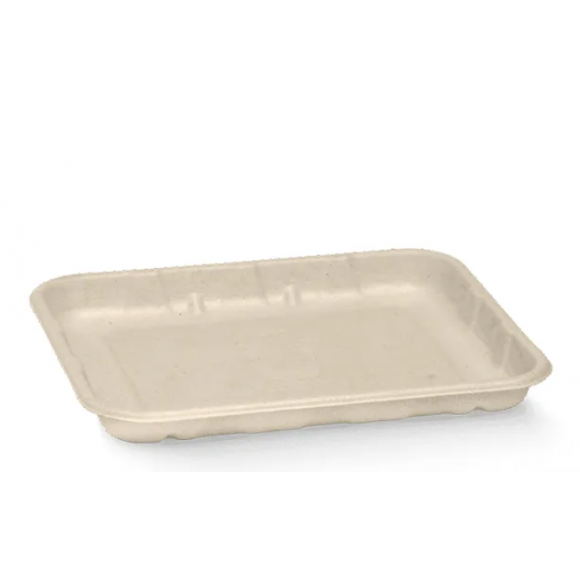 BioPak Plant Fibre Produce Tray 16x14x2cm Carton of 1000
