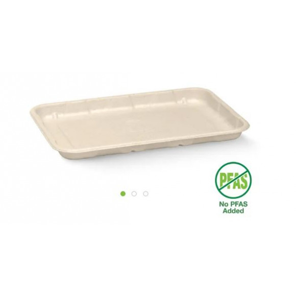 BioPak Plant Fibre Produce Tray 21x14x2cm Carton of 500