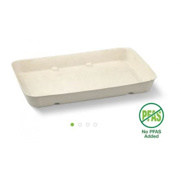 BioPak Plant Fibre Produce Tray 480g Carton of 600