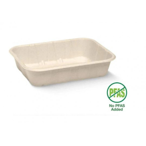 BioPak Plant Fibre Produce Tray 500g Carton of 500