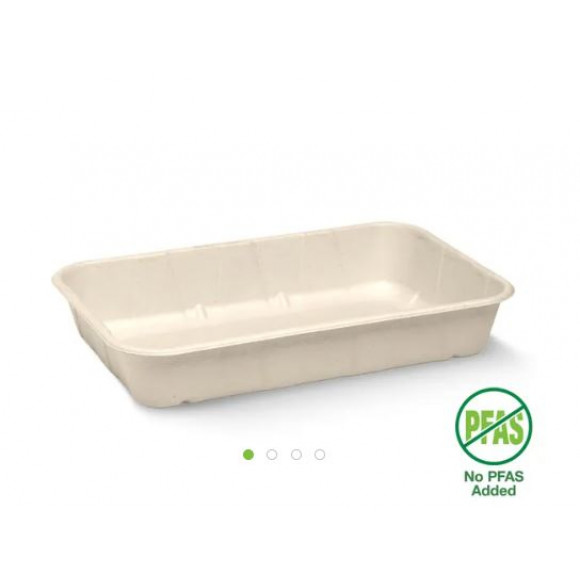 BioPak 1kg Plant Fibre Produce Tray Carton of 500