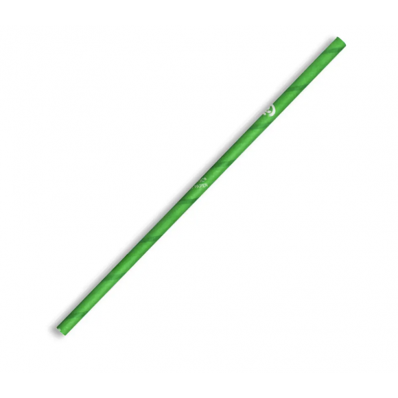 BioPak Regular BioStraw 6mm Green Carton of 2500