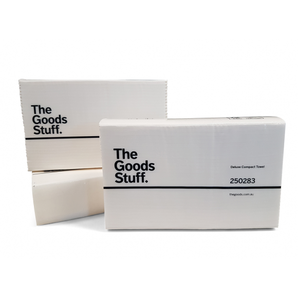 The Goods Stuff Deluxe TAD Compact Hand Towel Carton of 2160