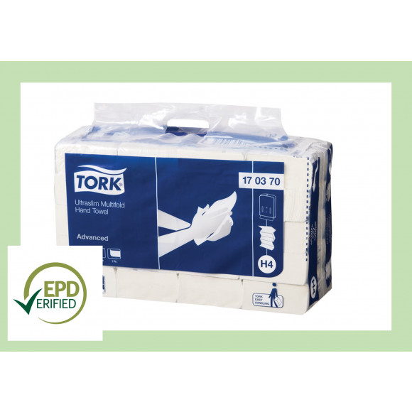 Tork H4 Advanced Ultraslim Hand Towel Carton of 3000
