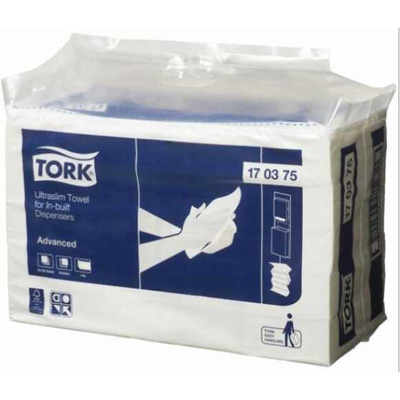 Tork Ultraslim Towel for Built-In Dispenser 150 Sheet Carton of 3000