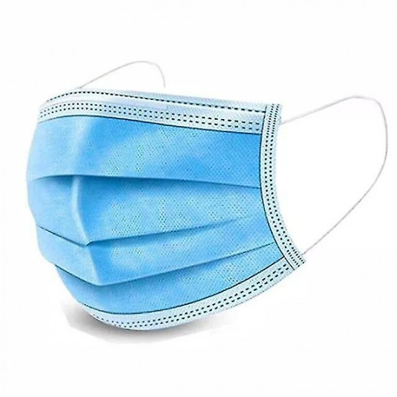 Kids 3 Ply Blue Face Mask Box of 50