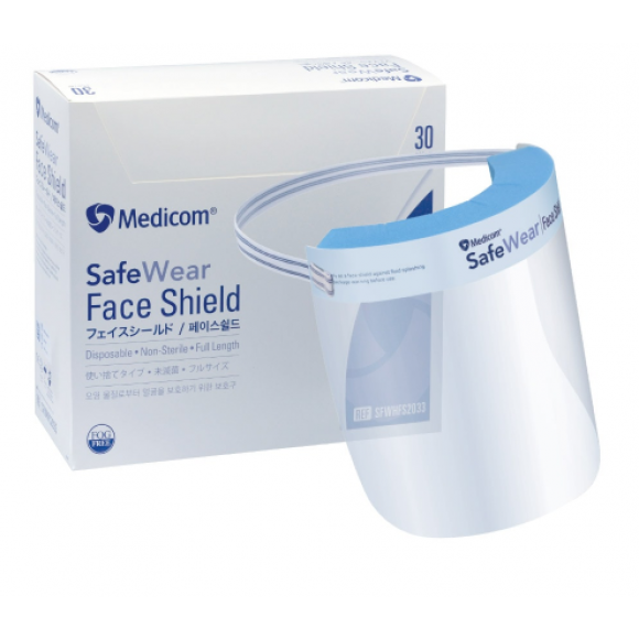 Safewear Full Face Shield Carton of 30