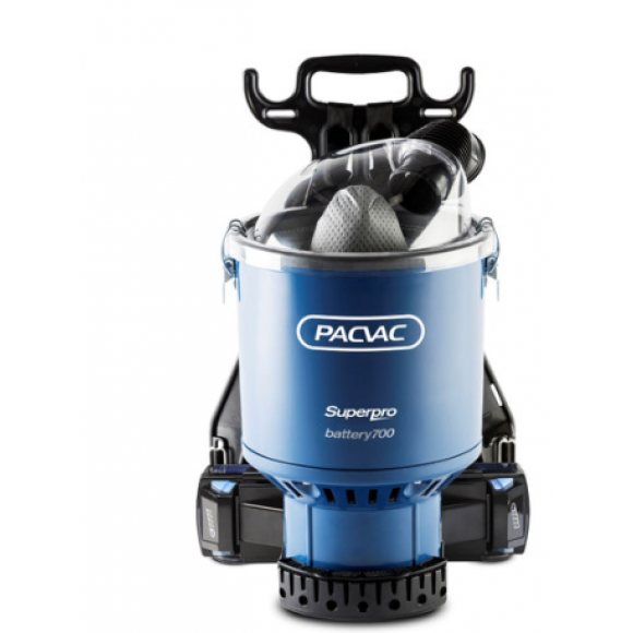 Pacvac Superpro Go Back Pack Battery Vacuum