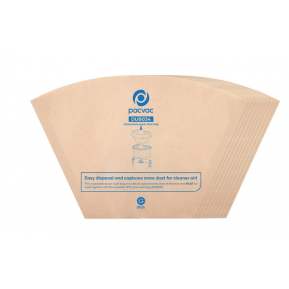 Paper Bag for Pacvac Velo Packet of 10