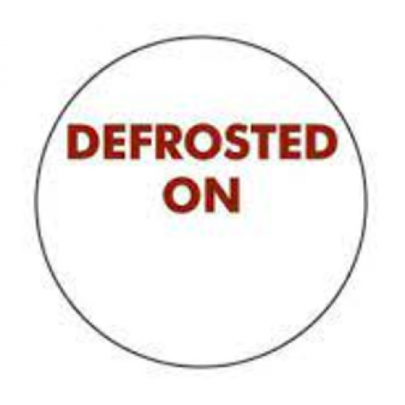 Daydot Removable 24mm Circle Defrosted Label Roll of 1000