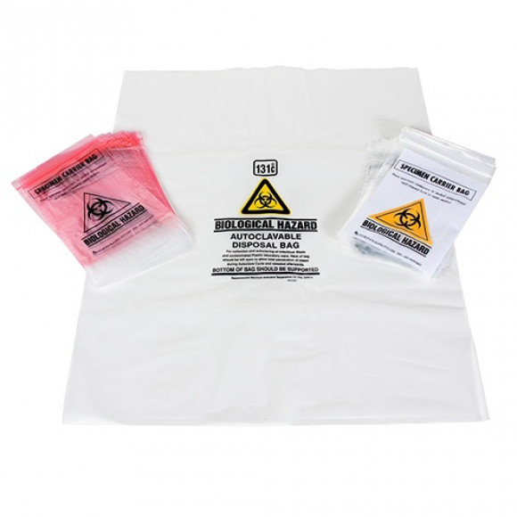 Autoclave Bags 131°C Natural Printed Medium 700mm x 550mm Carton of 250