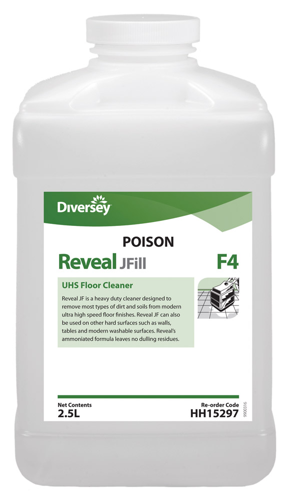Diversey J Fill Reveal Floor Cleaner 2.5L Concentrate Systems