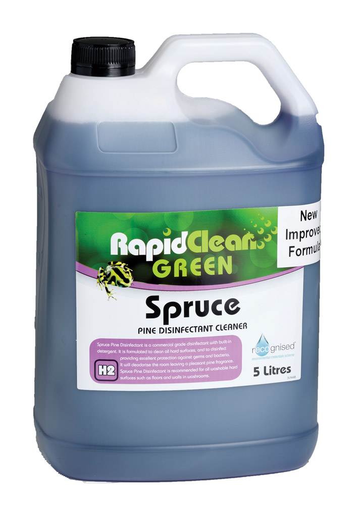 Rapid Green Spruce Pine Disinfectant Cleaner Deodoriser 5L Deodoriser