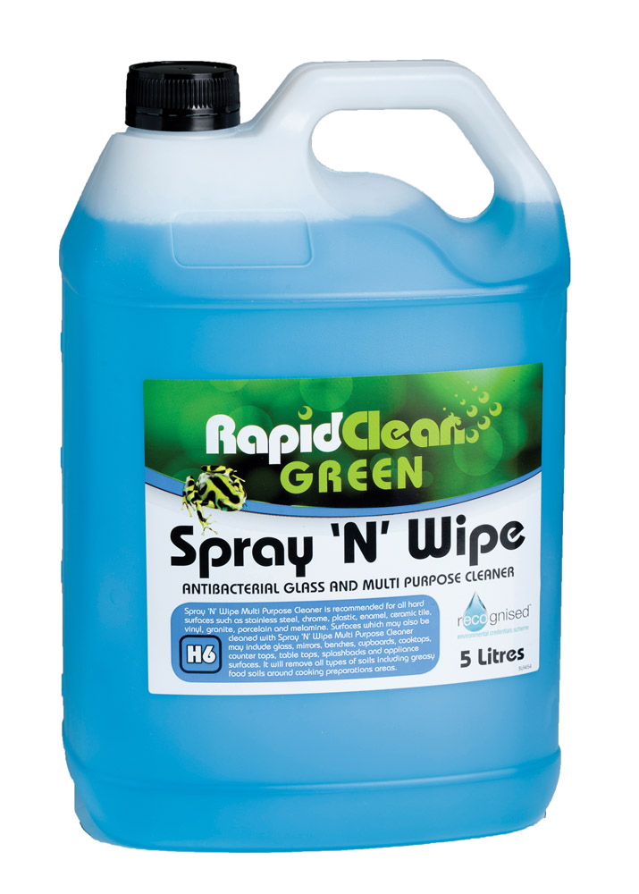 Rapid Green Antibacterial Spray and Wipe 5L Multipurpose and Spray